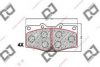 TOYOT 0446565010 Brake Pad Set, disc brake